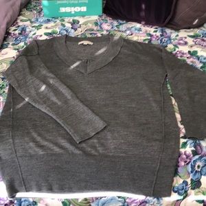 Cute heather gray sweater, XXL